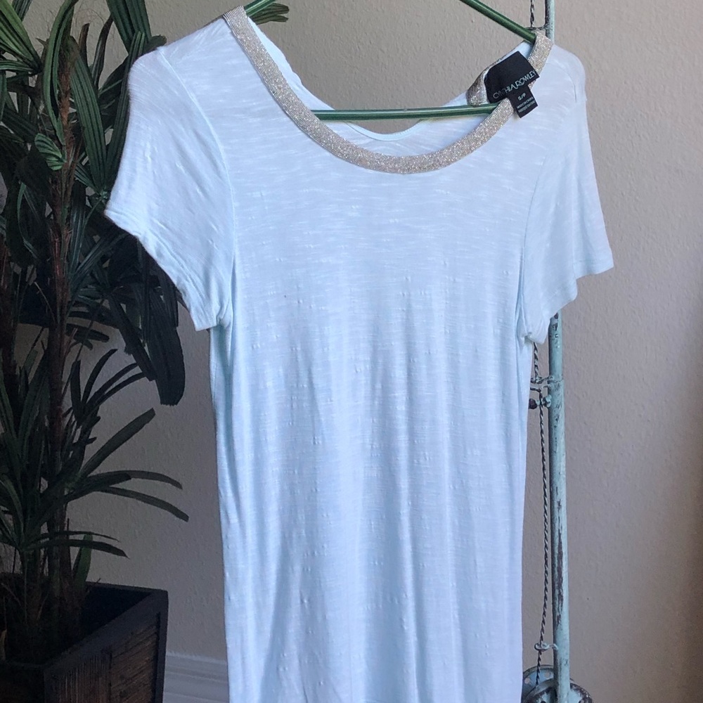 Baby blue T shirt